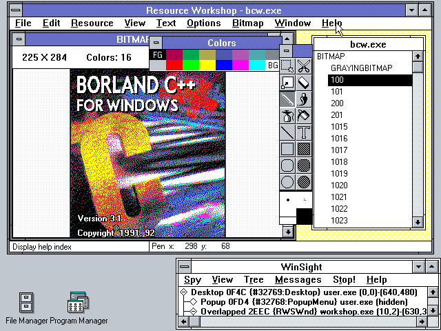 Borland CPP 3.1 - Toolbox